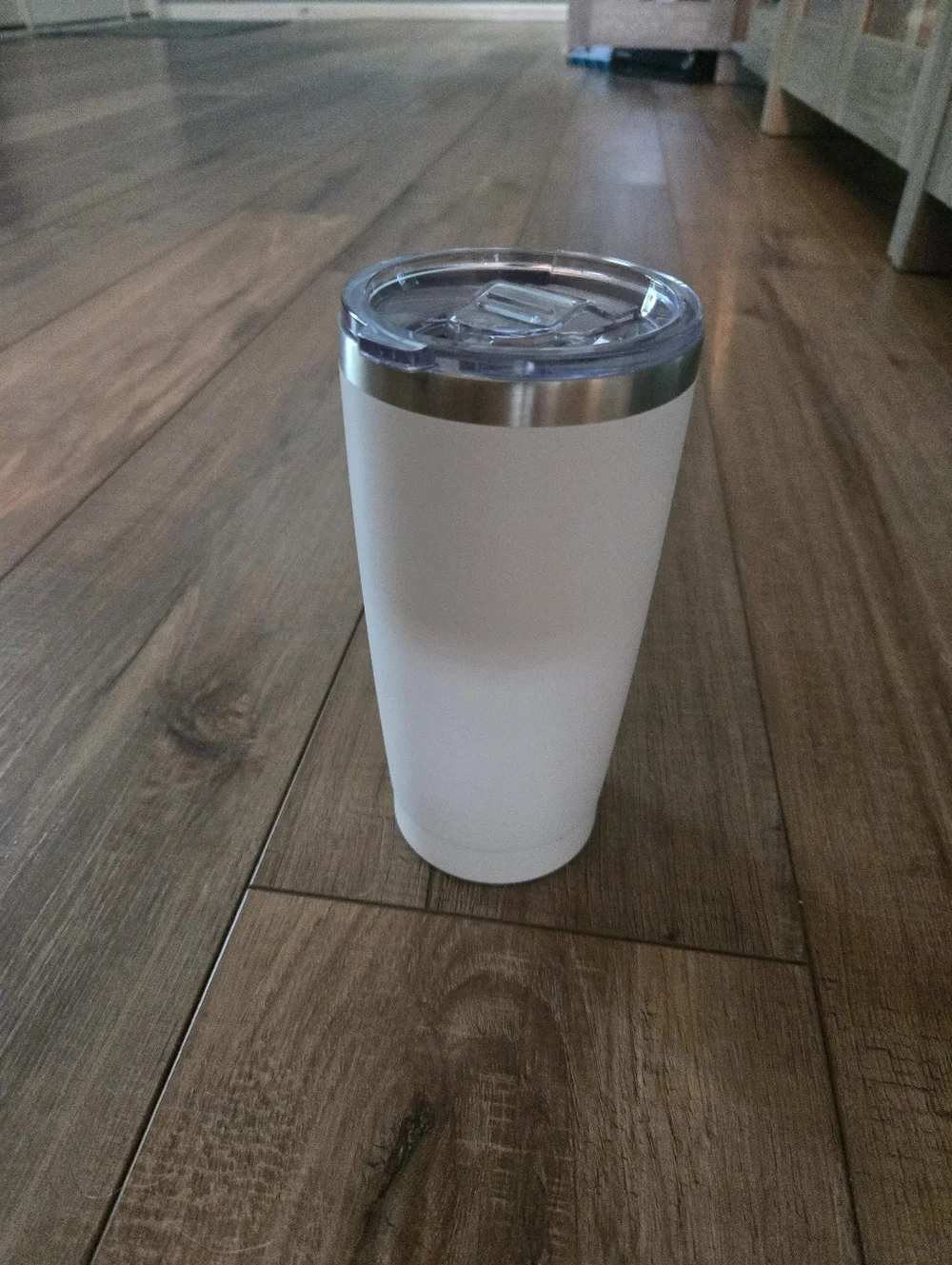 Insulated White Tumbler - 'Might Be Water Might Be Tequila' Tumbler